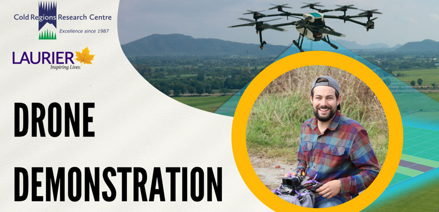 Brandon Walker and drone demonstration