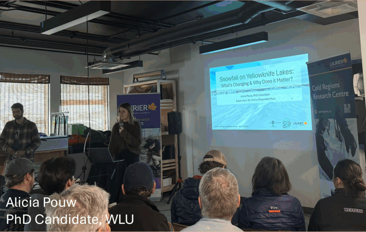 Alicia Pouw delivers talk