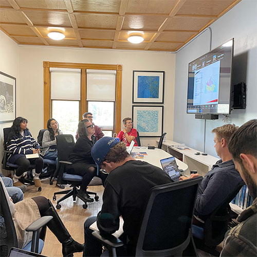 Polar Knowledge Canada visits CRRC Ice House at Laurier