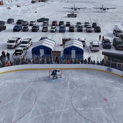 Hockey Meets Science on Great Bear Lake