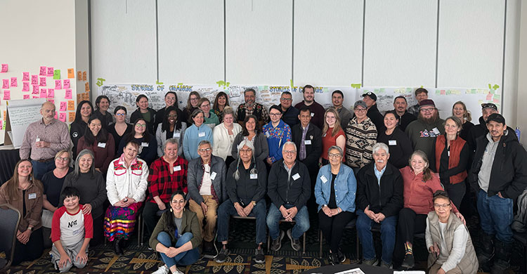 group photo from stories of change workkshop